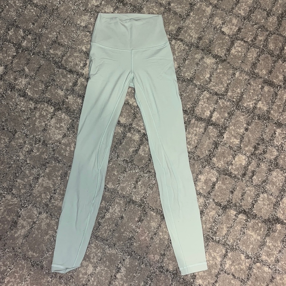 Lulu lemon align leggings in delicate mint *only worn once*